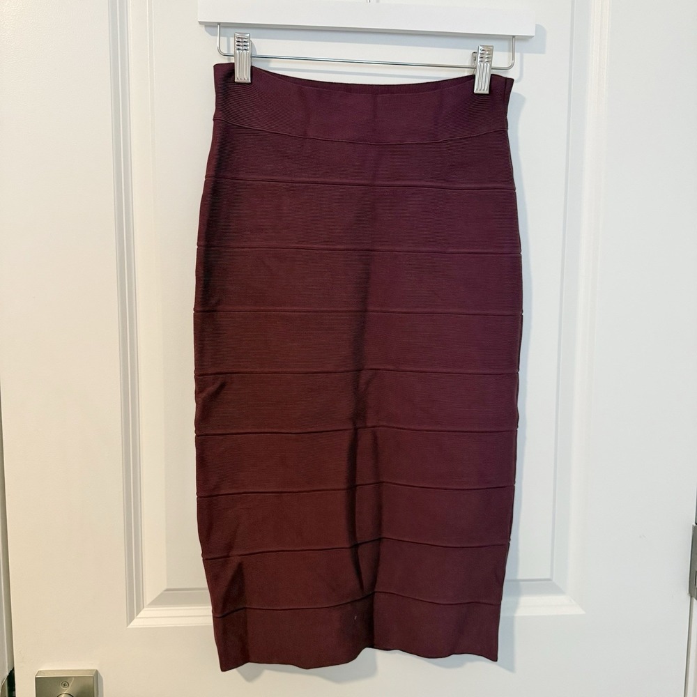 BCBG MAXAZRIA ALEXA Bandage  Pencil Bodycon Skirt Sz S $148